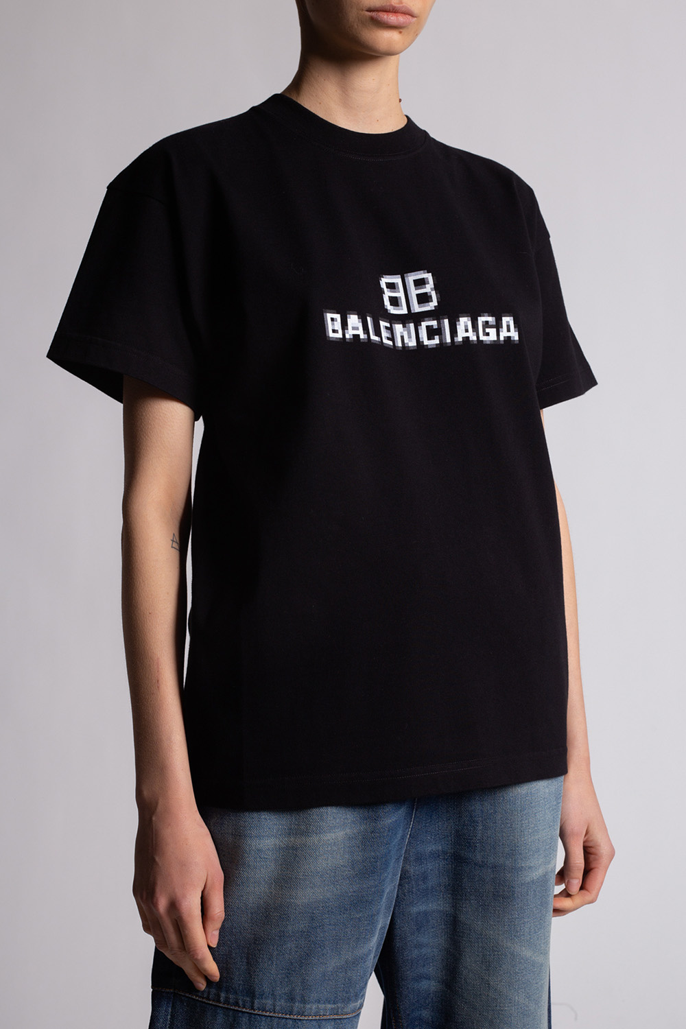 関税負担なし☆BALENCIAGA バレンシアガ ロゴTシャツ